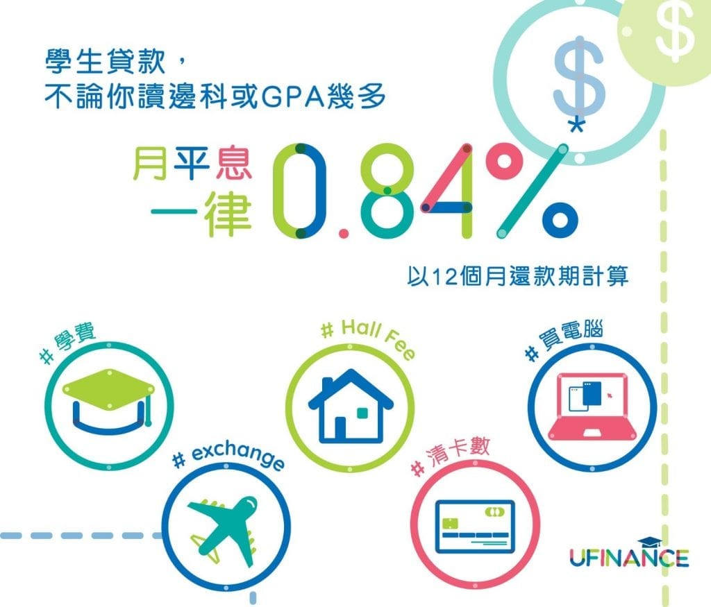 【uFinance 學生貸款】低息大專生貸款︳毋須收入證明，2份文件簡單申請