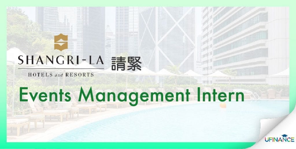 【活動搞手】香格里拉 Events management intern-
