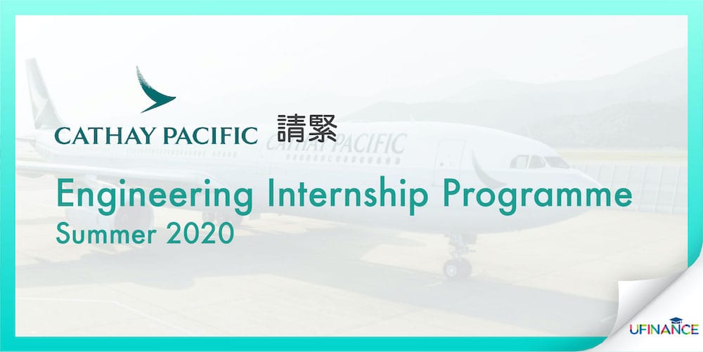 【國泰請人】Engineering Summer Internship Programme 2020