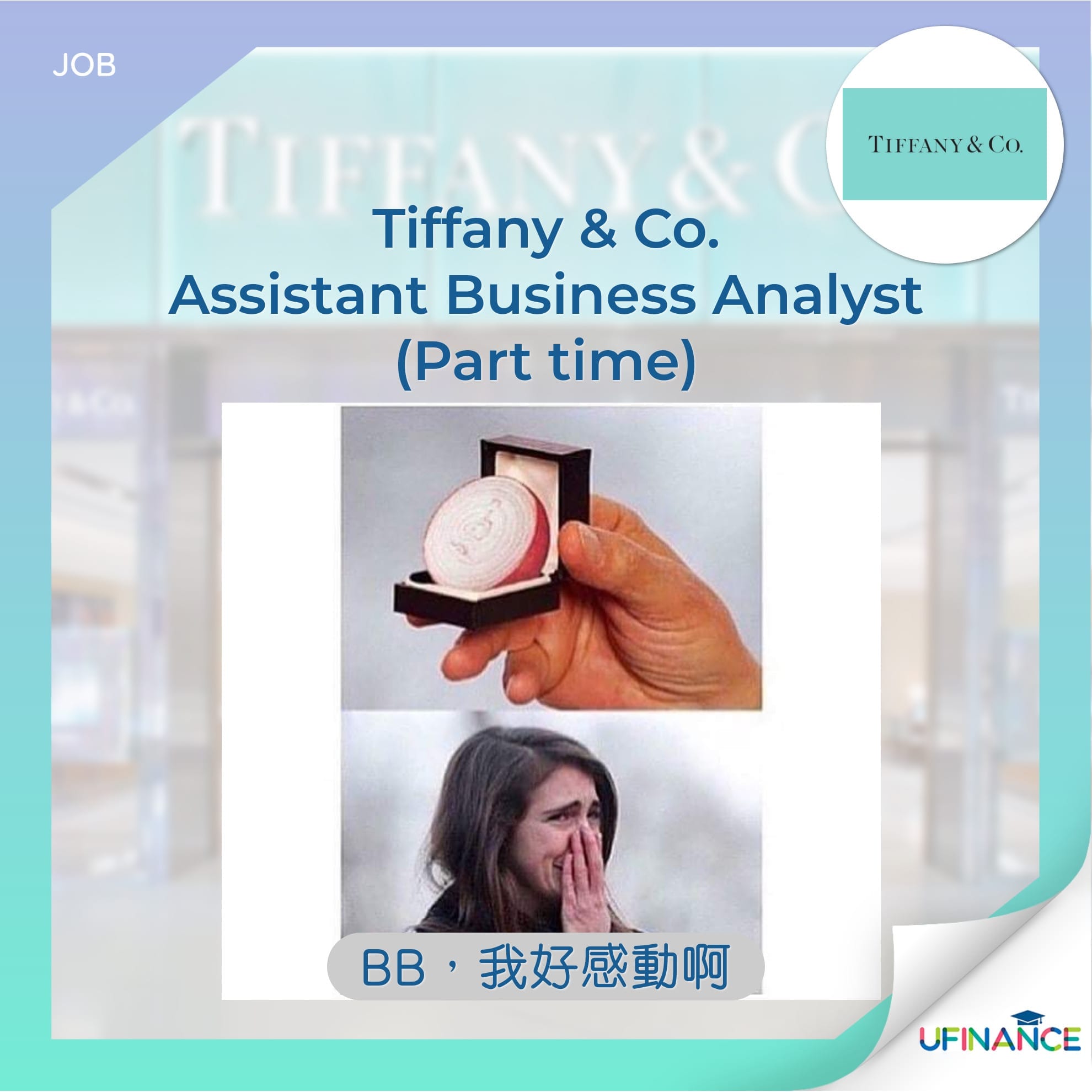 【名媛淑女】Tiffany & Co. - Assistant Business Analyst (Part time)